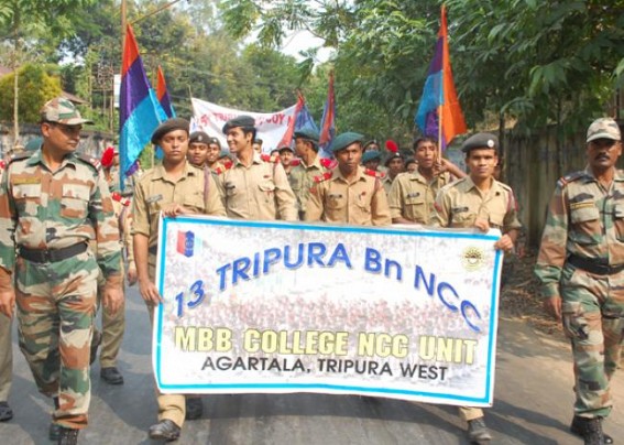 NCC Day celebrated in Tripura